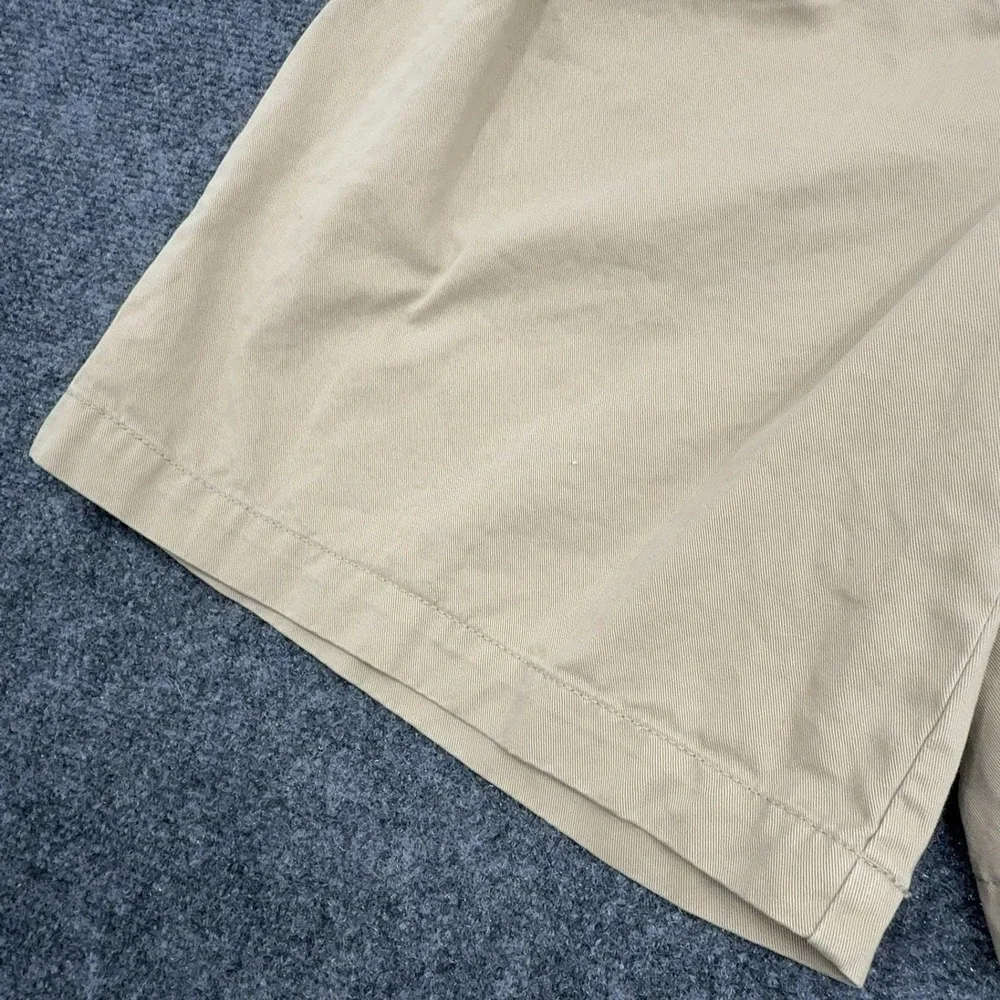 Polo Ralph Lauren Shorts Mens 36 Tan Cotton Tyler Short Pleated Chino Classic